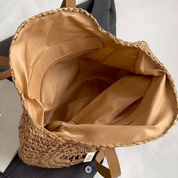NFI essentials Ethnic Motifs Textured Structured Hobo Bag With Tasselled image 4
