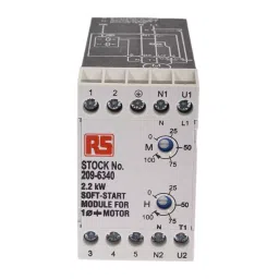 RS PRO Soft Starter 1 Phase 230 V AC, 2096340-6