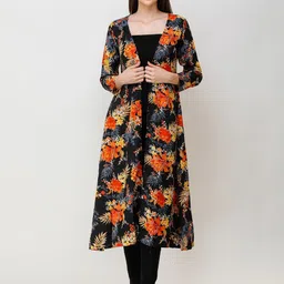 Moda Rapido Women Printed Longline Shrug-24