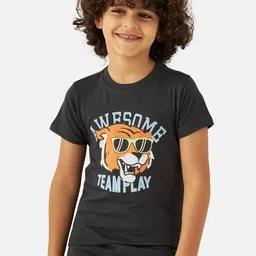 Juniors by Babyshop Boys Sports Printed Applique T-shirt-picture-42