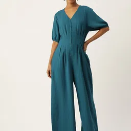 Rue Collection Solid Front Open Basic Jumpsuit-picture-52