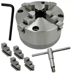 MachEl 5 inch (125 mm) 4-Jaw Self-Centering Lathe Chuck with Cast Iron Backplate For Boxford Lathe-picture-41