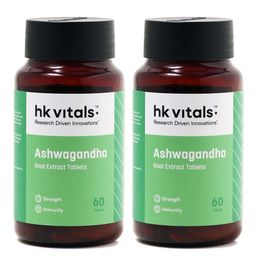 HealthKart HK Vitals Ashwagandha 60 capsules	- Pack of 2-14