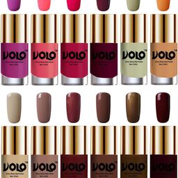 VOLO Set Of 12 Extra Shine Nail Polish 9.9 ml Each Combo 36-37