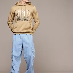 The Roadster Life Co. Typography Printed Hooded Sweatshirt image 4
