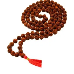 Divine souvenirs Unisex Minimal Rudraksha Jaap Mala-1