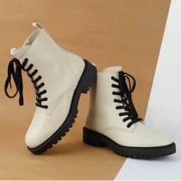 London Rag Off White Forter Lace Up Boots-picture-22