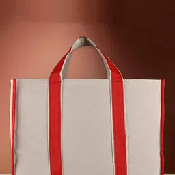Kuber Industries Structured Tote Bag with Cut Work image 2