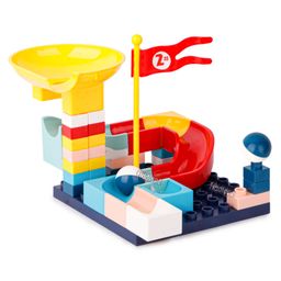 Fiddlerz 2 in 1 DIY Rolling Ball Drop Toys for KidsBuilding Blocks Puzzle Educational Learning Toy for Babies Boys & Girls - 38 Pieces-7
