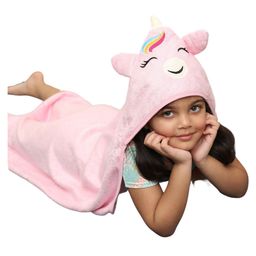 Chickaboo Super Soft Bamboo Hooded Towel UniCuddle - Pink-image-37