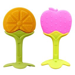 Domenico Baby Silicone Teether Orange & Apple-image-92