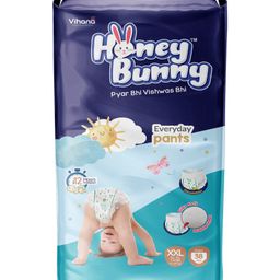Honey Bunny Extra Extra Large Everyday Baby Pants Diapers -(38 Pcs)-26