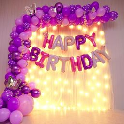 Puchku Happy Birthday Balloon Decoration - Pack of 91 Pcs - A Burst of-image-80