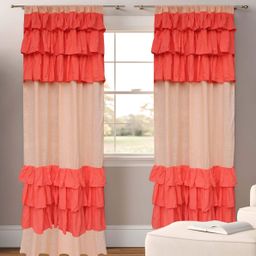 Dekor World Multicoloured Set of 2 Sheer Long Door Curtain-50