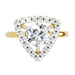 Sparkles 14K Gold Diamond Studded Round Shaped Diamond Ring -4.07 g-image-38