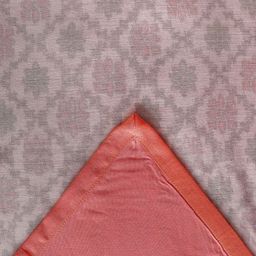 ZEBA Orange-Color Printed Hexagonal Table Runner image 5