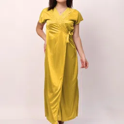 CHUI MUI Women Shoulder Straps Maxi Wrap Nightdress-picture-20