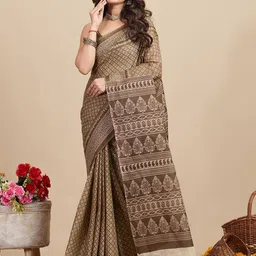 SHANVIKA Ethnic Motifs Pure Cotton Saree-picture-14