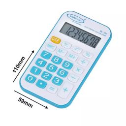 Bambalio 8 Digit Large LCD Display Blue Portable Pocket Calculator, BL-100 image 2