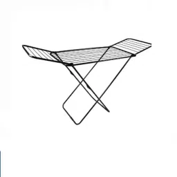 Alnico 170 cm Width Black Steel Single Purpose Cloth Dryer Stand,  BLACK BJUTTERFLY-image-8