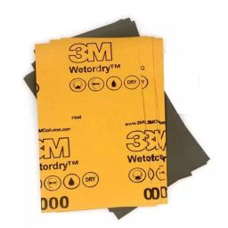 3M Sandpaper for Wood Furniture Finishing Metal Sanding and Dry or Wet Sanding 80-2000 Grit (Pack of 24 Pcs)-image-12