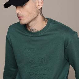 WROGN Embroidered Slim Fit Sweatshirt-image-3