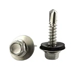 GENERIC 12x45 mm Self Drilling Screws Silver (Pack of 100 Pcs)-image-2