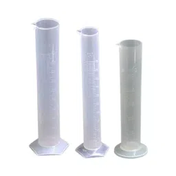 Eduscope Measuring Cylinder Transparent Combo 250, 500, 1000 ml, ‎Edu- MEASCYCLMCOM (Pack of 3)-18