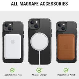 DailyObjects Clear MagSafe iPhone 14 Plus Back Case image 3