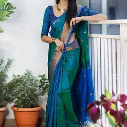Visit Wear Woven Design Zari Pure Silk Banarasi Saree-image-66