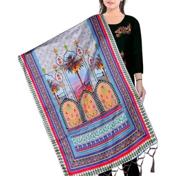 SHIV FASHION Ethnic Motifs Printed Dupatta-image-90