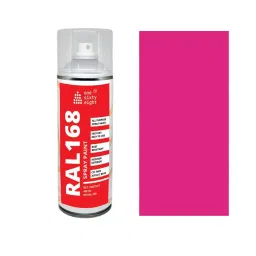 One sixty eight Spray Paint Gloss Finish 400 ml Fluorescent Pink, RAL 168 - 0035-image-32