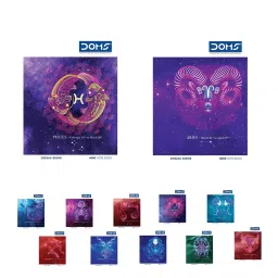 Doms Abstract Series Mini Notebook Single Line Assorted Soft Cover 112 Pages , 8242 image 2