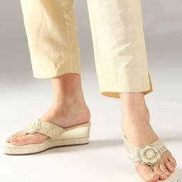 Inc 5 Embellished Woven Design Wedge Heels-24
