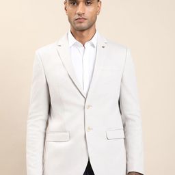 Turtle Knitted Tailored-Fit Casual Blazer-image-64