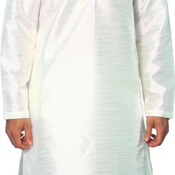House of Aqss Men Regular Dupion Silk Kurta with Trousers image 2