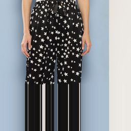 BAESD Women Printed Flared Handloom Palazzos-image-90