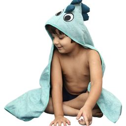 Chickaboo Super Soft Bamboo Hooded Towel Dino Delight - Blue-image-50
