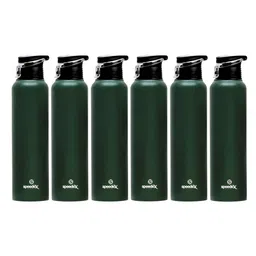 Speedex Olive Green Set of 6 Stainless Steel Colourblocked Water Bottle-17