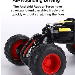 VGRASSP Pull Back Monster Telescopic Non Electric Car Toy with Press-Pull-Leave Feature Run On Any Surface Without Battery Friction Powered Toy - Color As Per Stock (Pack of 6) image 2