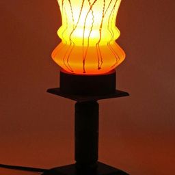 SOMIL Black Glass Cylinder Table Lamps-image-77