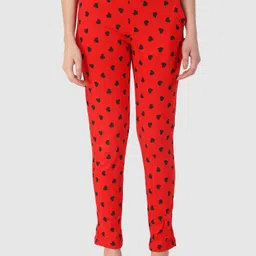 PROTEENS Women Printed Cotton Mid-Rise Lounge Pants-picture-44