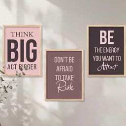 Motivational Wall Art With Frame Home Decor Wall Painting For Living Room Office Bedroom-image-97