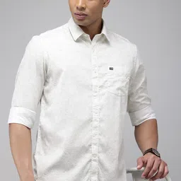 Arrow Sport Printed Manhattan Slim Fit Opaque Pure Cotton Casual Shirt-image-4
