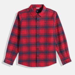 Allen Solly Junior Boys Tartan Checked Casual Shirt-picture-13