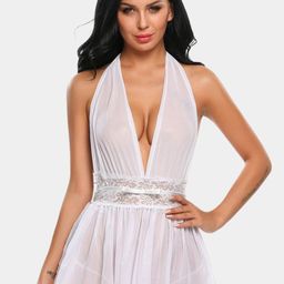 LoveAasan Halter Neck Baby Doll-image-102