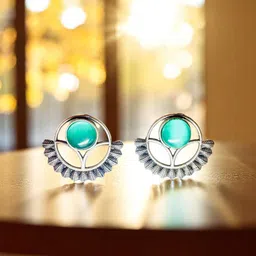 M55 Contemporary Studs Earrings-image-16