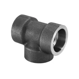 VS Steel Reducing Tee Forged S.W. 3000 LBS Black 15 mm (1/2 inch)-image-26