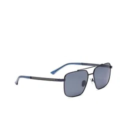 Specsmakers Unisex Grey Lens & Blue Square Sunglasses SM SE7118-6