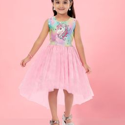BAESD Floral Print Net Fit & Flare Dress-image-55